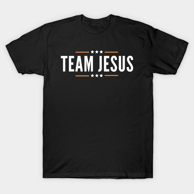 Team Jesus Christian Design T-Shirt by Happy - Design